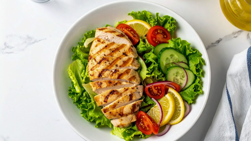 Paprika Grilled Chicken Salad