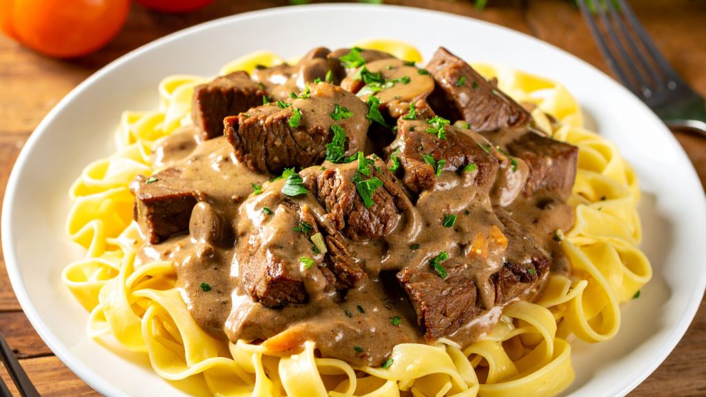 Paprika Mushroom Stroganoff